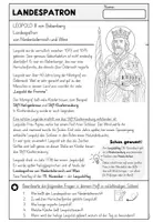 Vorschau - Arbeitsblätter - Landespatron: Niederösterreich - Wien - Hl. Leopold - Schleiersage - Seite 2