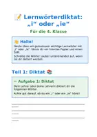 Vorschau - Unterrichtsreihen - Rechtschreibung_i_oder_ie_Gross - Seite 1