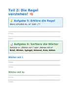 Vorschau - Unterrichtsreihen - Rechtschreibung_i_oder_ie_Gross - Seite 3
