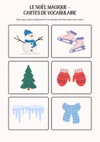 Προεπισκόπηση - Φύλλα εργασίας - Apprenez le vocabulaire de Noël en jouant! - Σελίδα 1