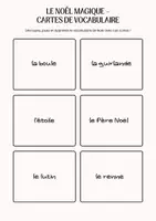 Προεπισκόπηση - Φύλλα εργασίας - Apprenez le vocabulaire de Noël en jouant! - Σελίδα 3