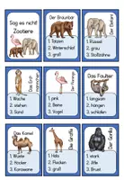 Vorschau - Spiele - Sag es nicht Zootiere Deutsch Spiel - Seite 1