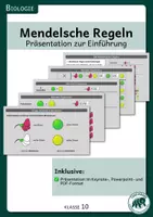 Vorschau - Präsentationen/Tafelbilder - Mendelsche Regeln - Präsentation zur Einführung - Deckblatt