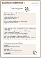 Vorschau - Stundenentwürfe - Dialektische Erörterung - Sanduhrprinzip Deutsch - Seite 3
