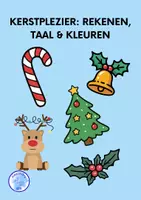 Voorbeeld - Kerstplezier: Rekenen, taal & kleuren - Voorblad