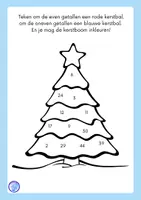 Voorbeeld - Kerstplezier: Rekenen, taal & kleuren - Pagina 1