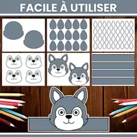 Aperçu - Affichage - Couronne Husky Arctique Bricolage Hiver - Page 1