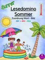 Vorschau - Spiele - DaZ Domino Sommer - Artikel farbig - Deckblatt