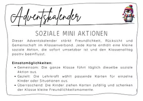 Vorschau - Unterrichtsreihen - Adventskalender: Sozialer Adventskalender für den Klassenverband - Seite 2
