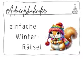 Vorschau - Unterrichtsreihen - Adventskalender: 3. Klasse: Rätsel, Sprache & Mini-Wissen - Seite 1