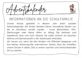 Vorschau - Unterrichtsreihen - Adventskalender: 4. Klasse Soziale Aktionen für die gesamte Schulfamilie - Seite 3
