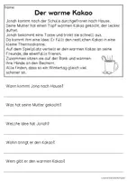 Vorschau - Arbeitsblätter - Freundschaft & kleine Gesten | Leseverständnis, Klasse 1 + 2 - Seite 2