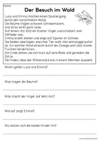 Vorschau - Arbeitsblätter - Winterzauber und Atmosphäre | Leseverständnis, Klasse 1 + 2 - Seite 3