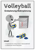 Vorschau - Unterrichtsreihen - Unterrichtseinheit Volleyball. Materialpaket - Seite 1