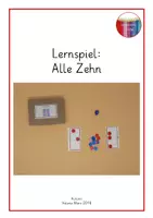 Vorschau - Spiele - Lernspiel zum Ordinalzahlaspekt: Alle Zehn - Deckblatt