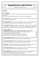 Vorschau - Arbeitsblätter - Cybermobbing – Argumentation und Erörterung - Seite 2