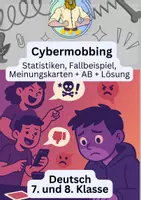 Vorschau - Arbeitsblätter - Cybermobbing – Argumentation und Erörterung - Deckblatt