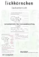 Vorschau - Arbeitsblätter - Eichhörnchen: Lernzielkontrolle⎟Quiz - Deckblatt