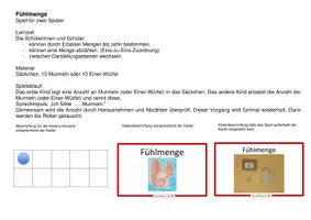 Vorschau - Spiele - Lernspiel zur Mengenerfassung: Fühlmenge - Seite 1