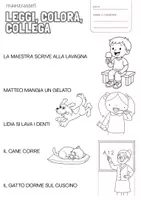 anteprima - Altro tipo di materiale - Leggi il Testo e Rispondi: collega le immagini - Pagina di copertina