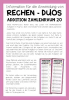 Vorschau - Aufgabenkarten - RECHEN-DUOS - Sammlung für 1.-7. Schulstufe (wachsendes Paket) - Seite 2