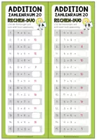 Vorschau - Aufgabenkarten - ADDITION (Zahlenraum 20) - 3 Rechen-Duos - Seite 3