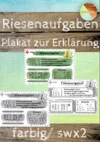 Vorschau - Poster - Riesenaufgaben - Plakat zum Rechentrick (Addition+Subtraktion) - Deckblatt