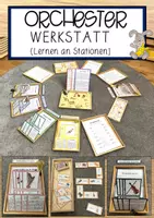 Vorschau - Anderer Materialtyp - Orchester Werkstatt (Lernen an Stationen) - Deckblatt