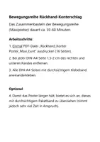 Vorschau - Poster - Tischtennis. Bewegungsreihe zum Rückhand-Konterschlag. Poster - Seite 1