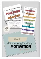 Vorschau - Poster - Musikraum | Türdeko | Raumgestaltung | Musik | Motivation - Deckblatt