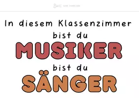 Vorschau - Poster - Musikraum | Türdeko | Raumgestaltung | Musik | Motivation - Seite 1