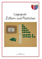 Vorschau - Spiele - Legespiel zur Mengenerfassung: Ziffern und Plättchen - Deckblatt