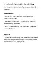 Vorschau - Poster - Tischtennis. Technikkarte Vorhand-Konteraufschlag. Poster - Seite 1