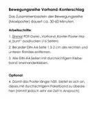 Vorschau - Poster - Tischtennis. Bewegungsreihe zum Vorhand-Konterschlag. Poster - Seite 1