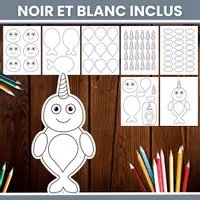 Aperçu - Affichage - Narval Bricolage Animaux d’Hiver - Page 2