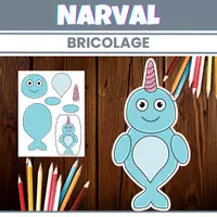Aperçu - Affichage - Narval Bricolage Animaux d’Hiver - Page de couverture