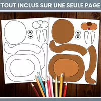 Aperçu - Matériel pour travaux manuels / dessin - Morse Bricolage Animaux d’Hiver Activité - Page 1