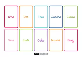 Vista previa - Juegos / Gamificación - Tarjetas Didácticas de Números 1–10 (Lectura, Escritura y Cantidad) / 40 Tarjetas Educativas - página 2