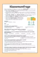 Vorschau - Arbeitsblätter - Diagramme auswerten mit Hilfe einer Klassenumfrage - Seite 1