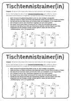 Vorschau - Aufgabenkarten - Passive Schülerinnen und Schüler im Tischtennis. Vorhand-Schupfaufschlag - Seite 1