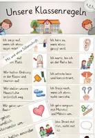 Vorschau - Poster - Klassenregeln für die Grundschule - Deckblatt