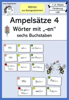 Vorschau - Fördermaterial/Inklusion - Materialpaket "Ampelsätze" (Wörter aus Basisgraphemen) - Seite 1