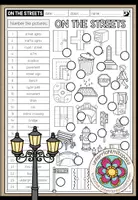 Vorschau - Arbeitsblätter - ON THE STREETS - Vocabulary Worksheet (3-fach differenziert) - Deckblatt