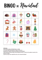 Vorschau - Mal- und Bastelvorlagen - Bingo de Navidad – Wortschatzspiel Spanisch Weihnachten - Seite 2