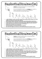 Vorschau - Arbeitsblätter - Basketball. Passive Schülerinnen und Schüler. Korbleger - Seite 1