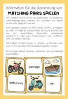Vorschau - Spiele - MATCHING PAIRS - Sammlung für den Englischunterricht (wachsendes Paket) - Seite 2