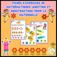 Aperçu - Feuilles d'exercices - Fiches d'exercices de mathématiques (addition et soustraction) - Page de couverture