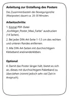 Vorschau - Poster - Basketball. Bewegungsreihe zum Korbleger. Poster - Seite 1