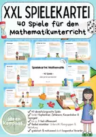 Vorschau - Stundenentwürfe - Materialpaket Spielekarteien Deutsch und Mathematik 80 Spiele - Seite 1