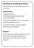 Vorschau - Poster - Basketball. Technikkarte Speed Dribbling. Poster - Seite 1